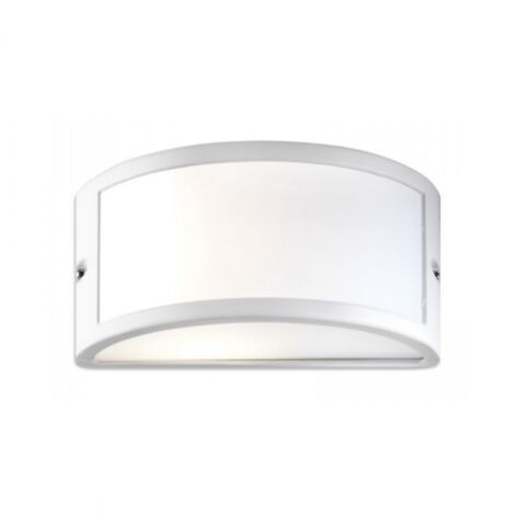 Applique da esterno a parete Enio silver E27 max 60w IP44