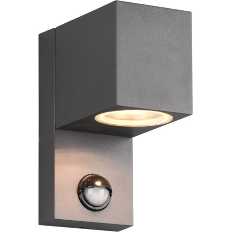 Applique da Esterno Attacco GU10 in Alluminio Pressofuso Antracite