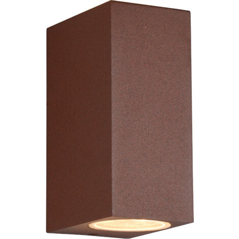 Applique da Esterno Attacco GU10 in Alluminio Pressofuso Ruggine