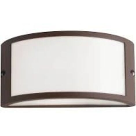 "Applique da esterno AUSTIN in alluminio bronzo e diffusore in policarbonato"