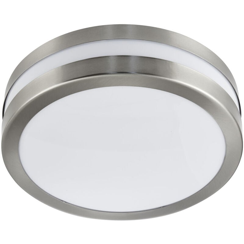 Applique Da Esterno Contemporanea Newmark Acciaio Argento 1 Luce E27