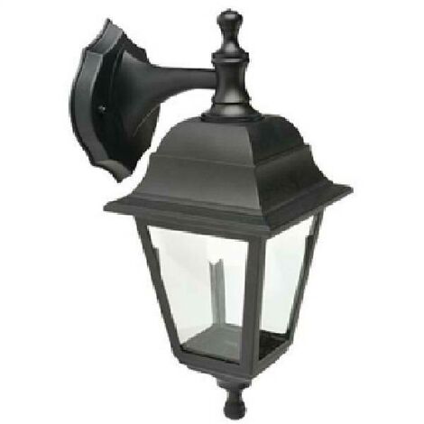 Applique Da Esterno Devil Termoplastica E Vetro Nero 1 Luce E27