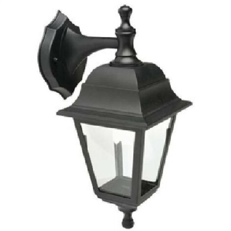 Applique Da Esterno Devil Termoplastica E Vetro Nero 1 Luce E27