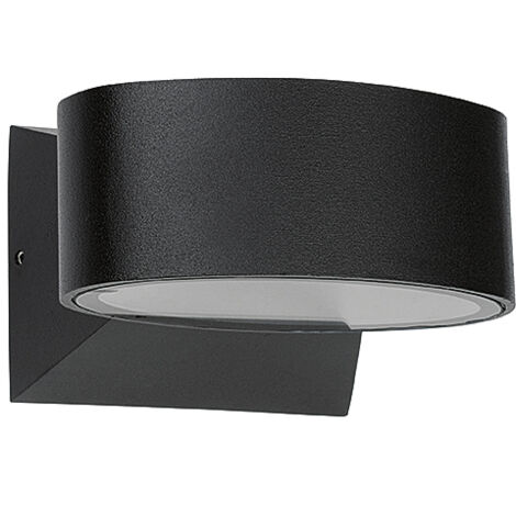 Applique da esterno Green Light idris ip54 6 w 4000k nera