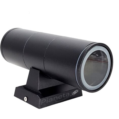 Applique da Esterno ip55 Muro doppia illuminazione giardino parete balcone gu10  Nero