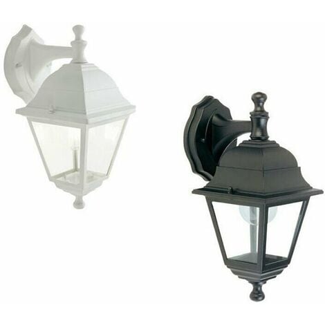 Applique da esterno Lampada a Parete Lanterna da Muro Giardino Alluminio Sovil - Colore: Nera