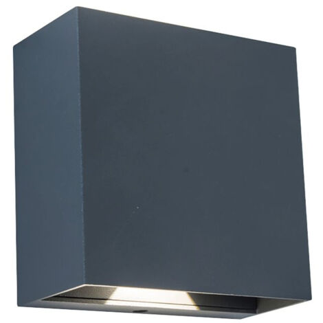 Applique da esterno LED 10W Gemini Beams antracite Lutec