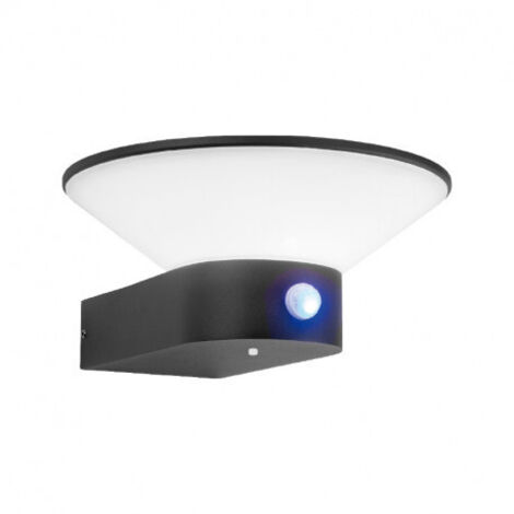 Applique da esterno LED COUPOLE - Antracite Solare con rilevatore - 2,8W