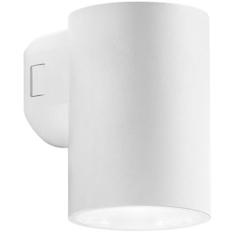 "Applique da esterno LED POLO rotonda bianca 8W con luce calda e naturale"