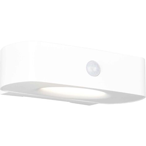 Applique da esterno LED, solare, c/sensori, bianco, L 22 cm, Bilbao