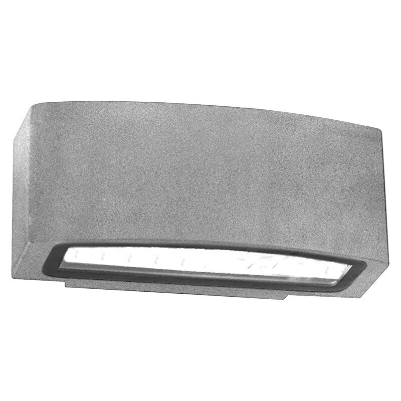 Image of NOVAline michelangelo applique da esterno 220X120X90mm Silver