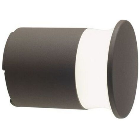 Applique Da Esterno Moderna Kep Alluminio E Termoplastica Caffè Led 9W 4000K