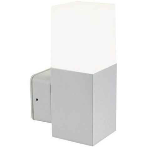 Applique Da Esterno Moderna Kube Alluminio E Termoplastica Grigio Led 7W 4000K