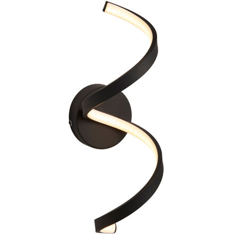 Applique da esterno moderna nera a nastro LED 12W Astral Endon