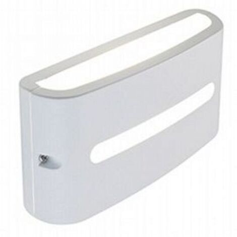 Applique Da Esterno Moderna Post Alluminio E Termoplastica Bianco Led 10W 3000K