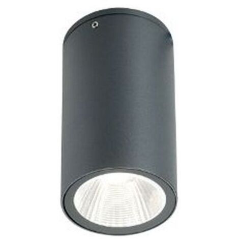 Applique Da Esterno Moderna Sino Alluminio E Vetro Grigio Led 4W 4000K