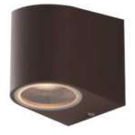 "Applique da esterno ONE in alluminio bronzo 8 cm."