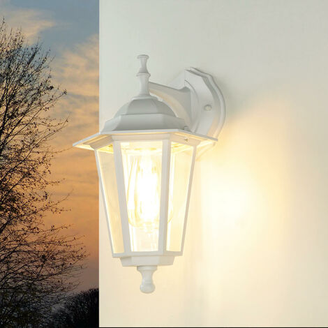 Applique bianco per esterni led 2x3w 4000k ip54 fasci di luce - 27A7