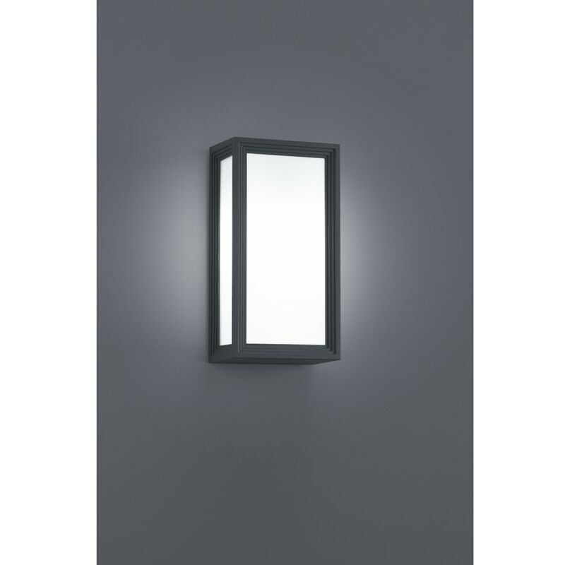 Image of Applique Da Esterno Timok Led IP54 Antracite H25 cm Trio Lighting