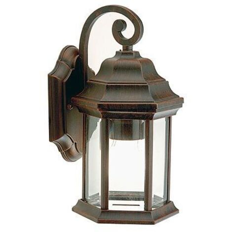 Applique da esterno verso il basso Sovil rice ip33 e27 ruggine