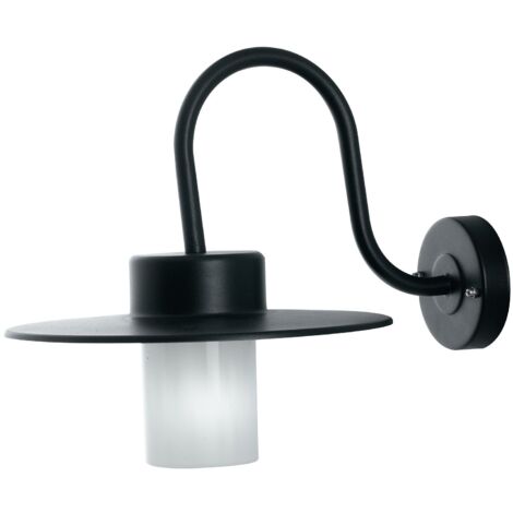 "Applique da esterno YORK in alluminio nero IP44"