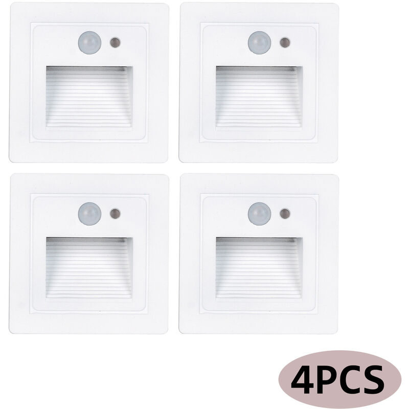 Applique da incasso a led da 3W, luce per scale