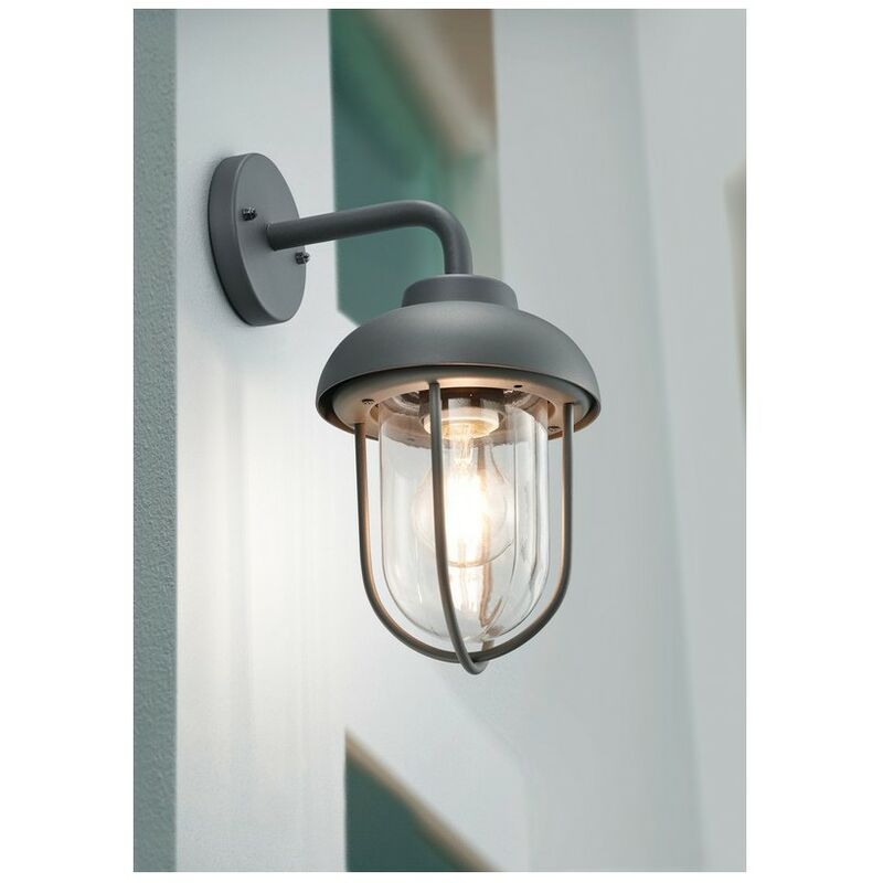 Applique da Ingresso Duero Antracite Lanterna