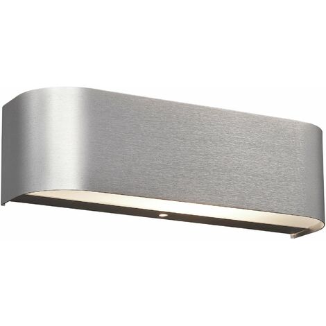 Applique da Interno a LED in Alluminio Alluminio Spazzolato