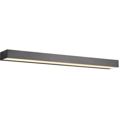 Applique da Interno a LED in Alluminio Nero Opaco