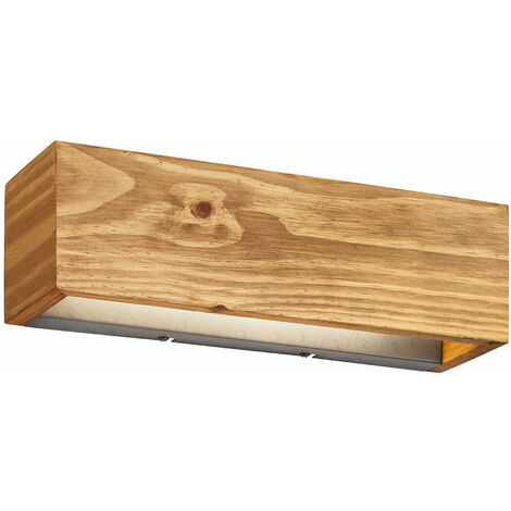 Applique da Interno a LED in Legno naturale Colore di Legno