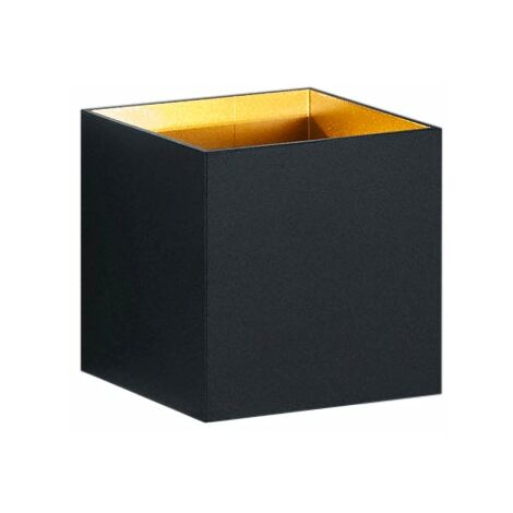 Applique da Interno a LED in Metallo Nero Opaco