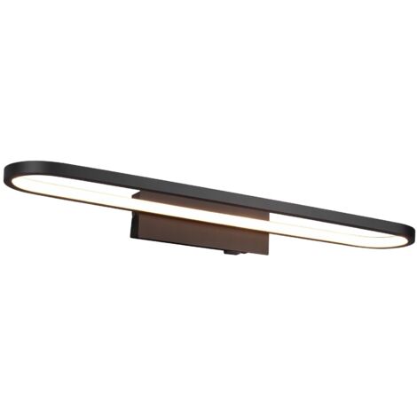 Applique da Interno a led in Metallo Nero Opaco