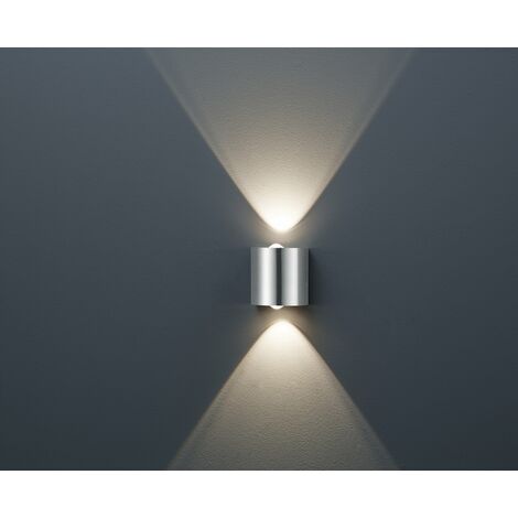 Applique da Interno a LED in Metallo Nickel Opaco