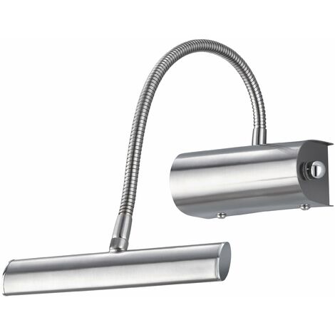 Applique da Interno a LED in Metallo Nickel Opaco
