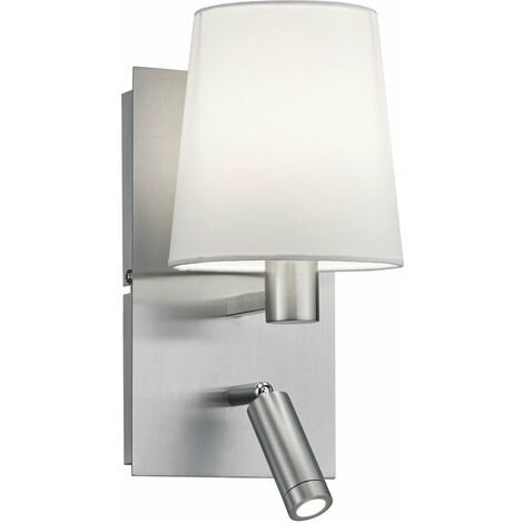 Applique da Interno a led in Metallo Nickel Opaco