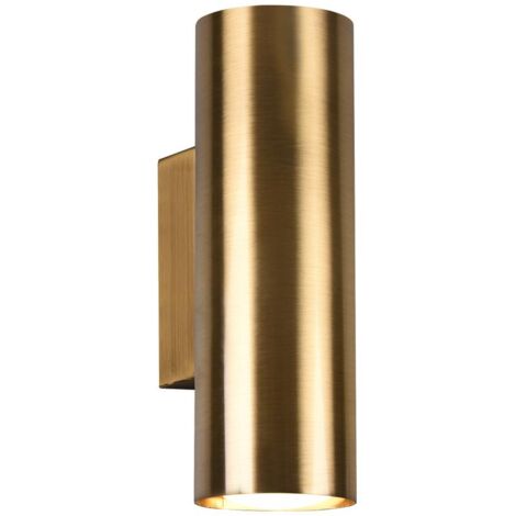 Applique da Interno a Led in Metallo Ottone Antico