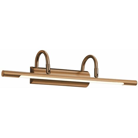 Applique da Interno a LED in Metallo Ottone Invecchiato