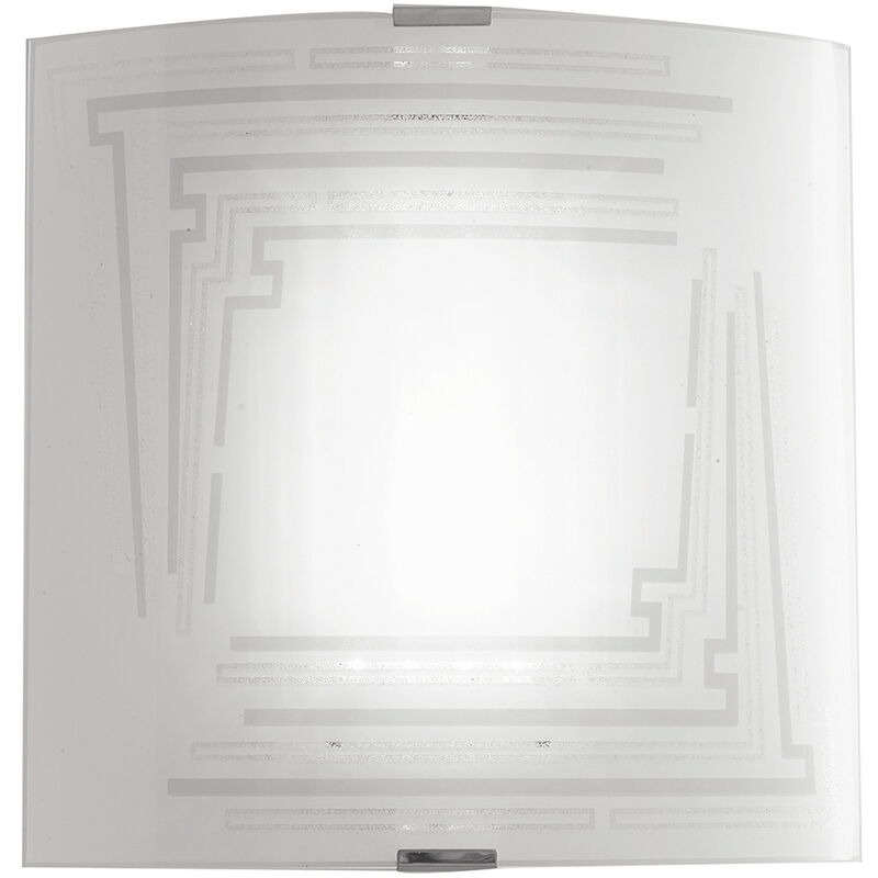 Image of Applique concept in vetro bianca (1xE27) - Bianco
