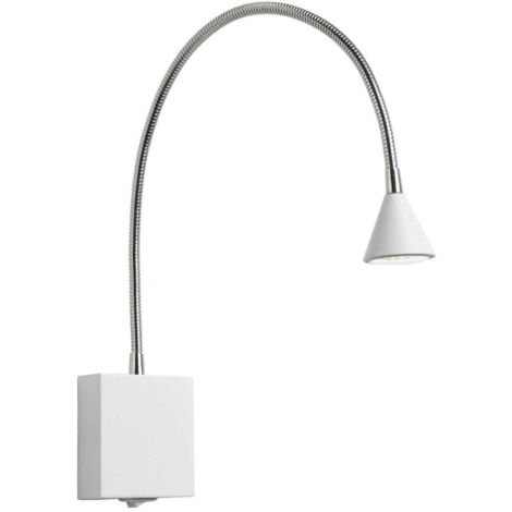 Applique da lettura Lucide Buddy LED 3W 4000K bianco/cromo