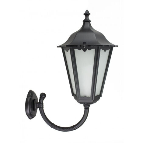 Applique da muro esterna Retro nera 30cm 1xE27 IP43