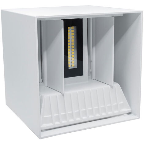 Applique da parete 52 led 22 watt per esterno impermeabile IP65 luce lampada per terrazzo e giardino doppia emissione luminosa UP & DOWN luce fredda 6500k