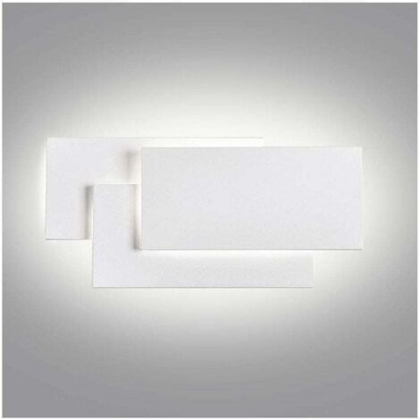 Applique da parete a LED da 24 W per interni bianco design semplice applique da parete per corridoio scala soggiorno camera da letto (bianco freddo)