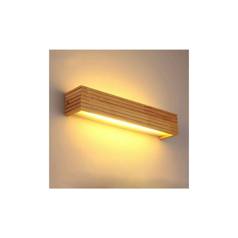 Applique da parete a LED in legno Luce calda