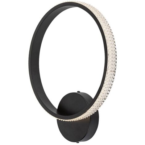 Applique da parete anello LED nero 15W Grete Rabalux