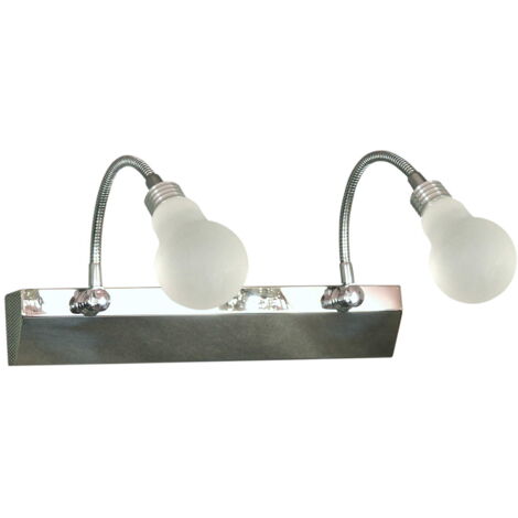 Applique da parete Candellux Acrylic 22-27054 LED 2x cromo/bianco