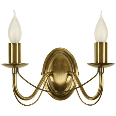 Applique da parete Candellux Muza 22-69156 ottone 2xE14
