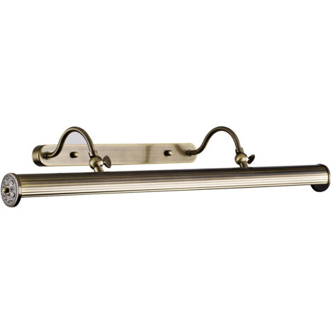 Applique Da Parete Classico Govanni Metallo Bronzo 4 Luci E14 25W