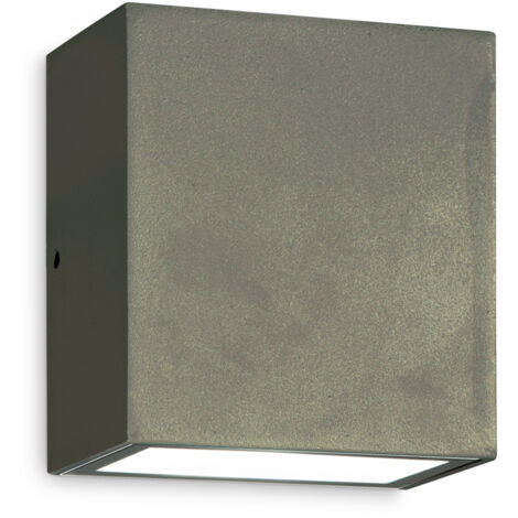 Applique Da Parete Contemporanea Argo Alluminio Grigio Led 6W 3000K Ip65