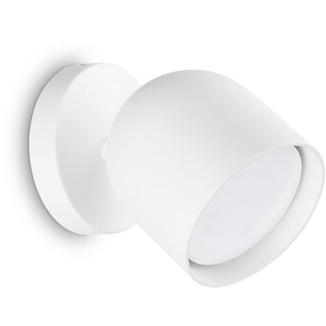 Applique Da Parete Contemporaneo Dodo Metallo Bianco 1 Luce Gx53 15W 3000K Ip20