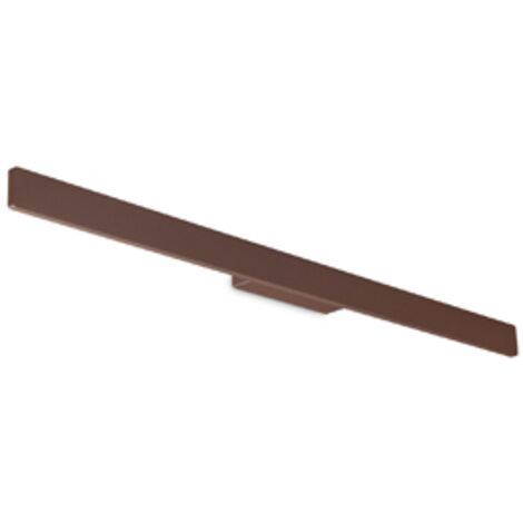 Applique Da Parete Contemporaneo Linea Alluminio Coffee Led 20W 3000K Ip54